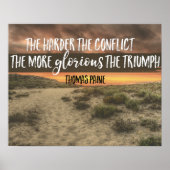 Hoe luider de triomf. poster (Voorkant)