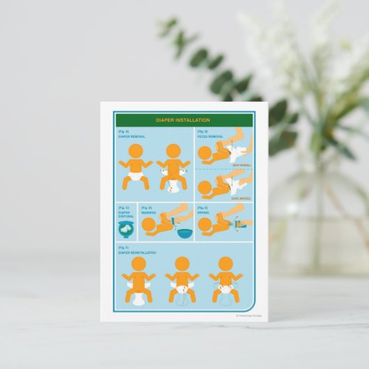 Hoe luier je briefkaart (Staand voorkant)