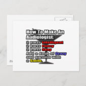 Hoe maak je een audioloog briefkaart (Voorkant / Achterkant)