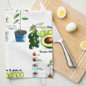 Hoe maak je een avocado groeien theedoek (Quarter Fold)