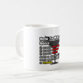 Hoe maak je een baas koffiemok (Voorkant links)