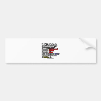 Hoe maak je een cardioloog bumpersticker