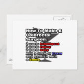 Hoe maak je een colorectale chirurg briefkaart (Voorkant / Achterkant)