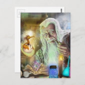 Hoe maak je een draak briefkaart (Voorkant / Achterkant)