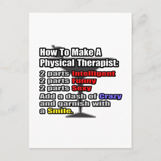 Hoe maak je een fysiotherapeut briefkaart (Voorkant)