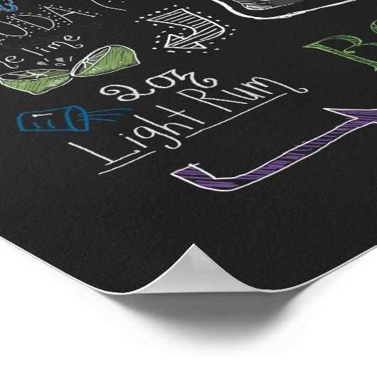 Hoe maak je een Mojito Chalkboard Poster (Hoek)