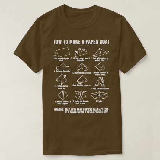 Hoe maak je een Paperboot 1 T-shirt (Design voorkant)