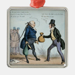 Hoe maak je een parlementslid, 19 juli 1830 metalen ornament