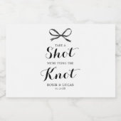 Hoe maak je een Shot Wedding Engagement Party Likeurfles Etiket (Enkel label)