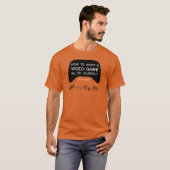 Hoe maak je een videogame All By Yourself T-shirt (Voorkant volledig)