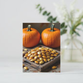 Hoe maak je geroosterde pompoenpitten Recept Kaart (Staand voorkant)