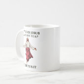 Hoe maakt Jezus zijn thee Hebreeën? Koffiemok (Voorkant links)