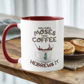 Hoe maakt Mozes koffie? Hebreeën het Mok