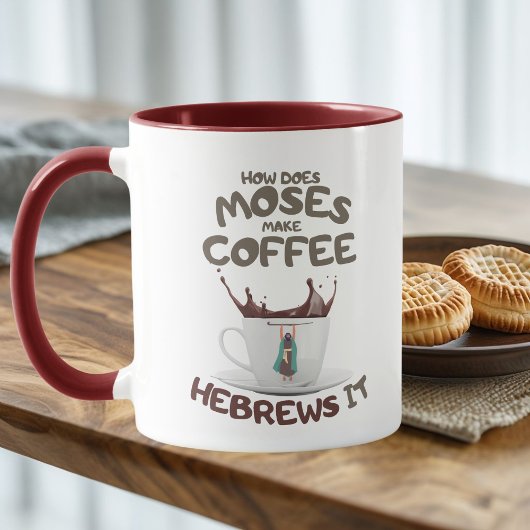 Hoe maakt Mozes koffie? Hebreeën het Mok