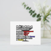 Hoe maakt u een psychiater briefkaart (Staand voorkant)