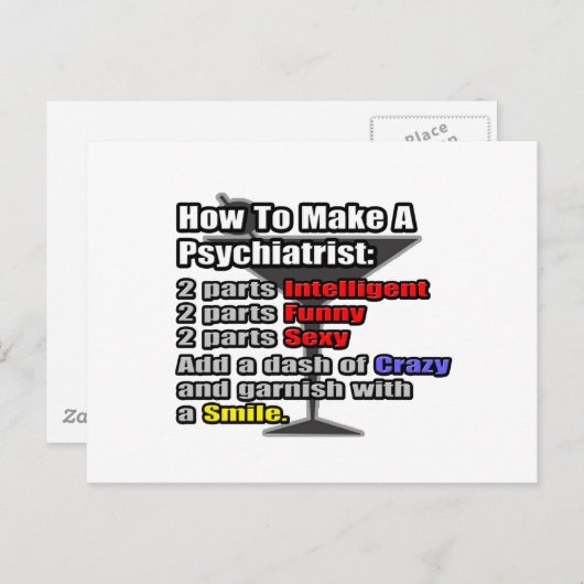 Hoe maakt u een psychiater briefkaart (Voorkant / Achterkant)