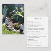 Hoe majestueus is Jouw naam - Gebed Kaart Visitekaartje (Voorkant / Achterkant)