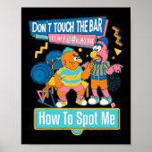 Hoe me te spotten gym gewichtheffen bodybuilding f poster (Voorkant)