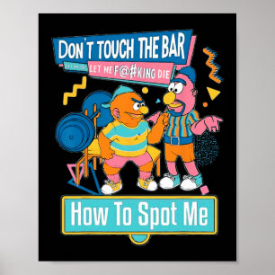 Hoe me te spotten gym gewichtheffen bodybuilding f poster