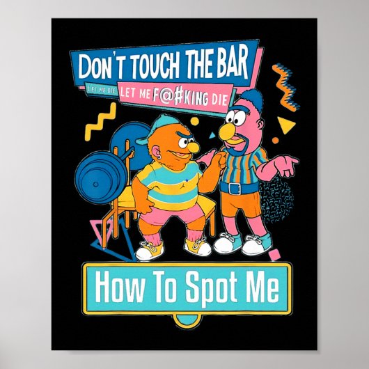 Hoe me te spotten gym gewichtheffen bodybuilding f poster (Voorkant)