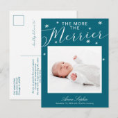 Hoe meer de aankondiging van de feestelijke feestd (Voorkant / Achterkant)