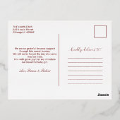 Hoe meer de aankondiging van de feestelijke feestd (Achterkant)