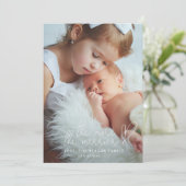 Hoe meer de aankondiging van de feestelijke feestd (Staand voorkant)