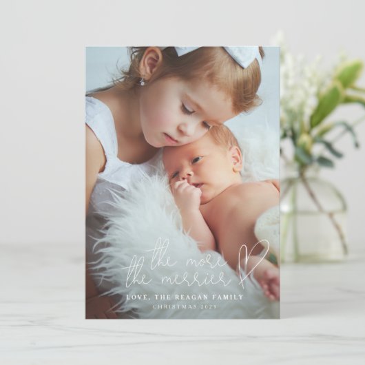 Hoe meer de aankondiging van de feestelijke feestd (Staand voorkant)