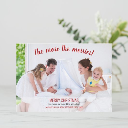 Hoe meer de aankondiging van de geboorte van de Me (Staand voorkant)