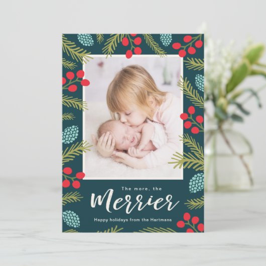 Hoe meer de aankondiging van de Merrier Pine (Staand voorkant)