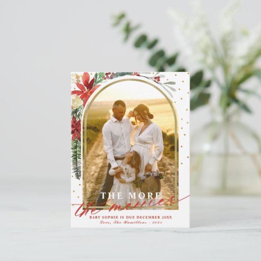 Hoe meer de aankondiging van de zwangerschap van d (Staand voorkant)