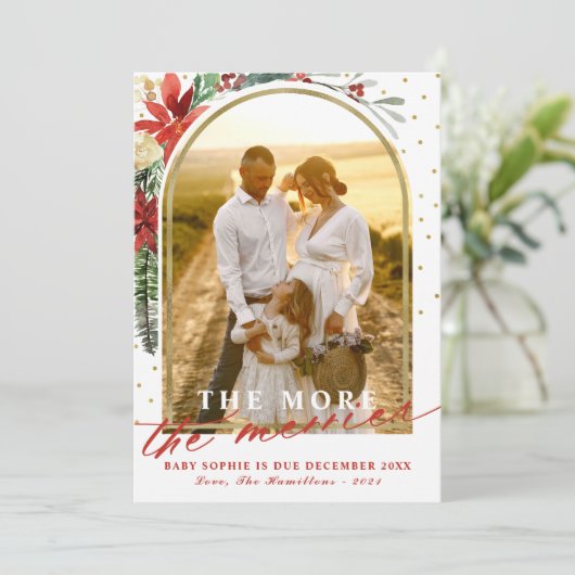 Hoe meer de aankondiging van de zwangerschap van d (Staand voorkant)