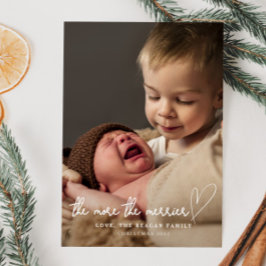 Hoe meer de kerstfoto van Merrier Aankondiging