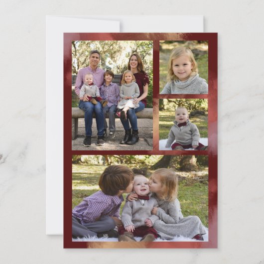 Hoe meer de kerstkaart van Merrier Kaart (Achterkant)