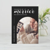 Hoe meer de Merrier Black Christmas Zwangerschap Feestdagenkaart (Staand voorkant)