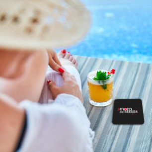 Hoe meer de merrier engouragement quote kartonnen onderzetters