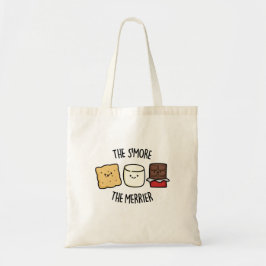 Hoe meer de Merrier Funny Smore Pun Tote Bag