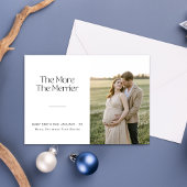 Hoe meer de Merrier Green Christmas zwangerschap Aankondiging