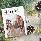 Hoe meer de Merrier moderne kerstzwangerschap Feestdagenkaart