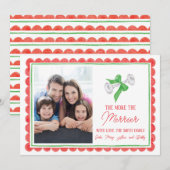 Hoe meer de Merrier Nieuwe Baby Kerst Kaart (Voorkant / Achterkant)