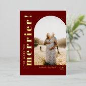 Hoe meer de Merrier Pregnancy Foch Folie Feestdagenkaart (Staand Voorkant)