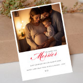 Hoe meer de Merrier Red Baby aankondiging