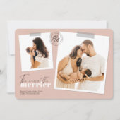 Hoe meer de Merrier Rust Birth koninklijke foto Feestdagenkaart (Voorkant)