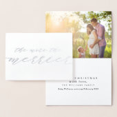 Hoe meer de vrolijkere kerst folie kaarten (Display)