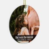 Hoe meer de zwangerschap des te erger | Mededeling Keramisch Ornament (Rechts)