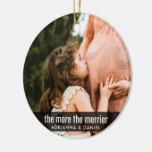 Hoe meer de zwangerschap des te erger | Mededeling Keramisch Ornament (Links)