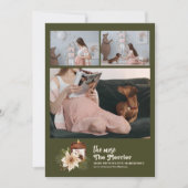 Hoe meer de zwangerschap van de Merrier Feestdagenkaart (Voorkant)