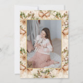 Hoe meer de zwangerschap van de Merrier Feestdagenkaart (Achterkant)