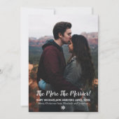 Hoe meer de zwangerschap van de Merrier Feestdagenkaart (Voorkant)