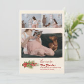 Hoe meer de zwangerschap van de Merrier Feestdagenkaart (Staand voorkant)